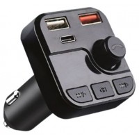 Transmisor Fm Bluetooth Type C/3.1a/doble Usb Fm-931