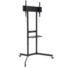 Tooq Soporte Suelo Ruedas "KEFR&Eacute;N" 37-70", Negro