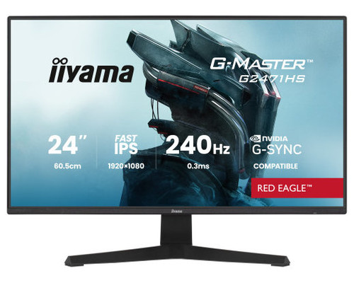 MONITOR IIYAMA 24 PULGADAS RESOLUCIÓN FULL HD (1920X1080), PANEL IPS, 0,8 MS (MPRT), 165 HZ, BRILLO 250, CONTRASTE 1100:1, HDMI, DISPLAYPORT, USB HUB, ALTAVOCES 2 × 2W, FLICKER-FREE, LOW BLUE LIGHT, FREE SYNC, BLACK TUNER. (Espera 4 dias) MONITOR IIYAMA 24 PULGADAS RESOLUCIÓN FULL HD (1920X1080), PANEL IPS, 0,8 MS (MPRT), 165 HZ, BRILLO 250, CONTRASTE 1100:1, HDMI, DISPLAYPORT, USB HUB, ALTAVOCES 2 × 2W, FLICKER-FREE, LOW BLUE LIGHT, FREE SYNC, BLACK TUNER. (Espera 4 dias)