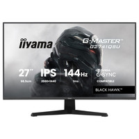 MONITOR IIYAMA 27 PULGADAS RESOLUCION WQHD (2560X1440), PANEL IPS, 1 MS (MPRT), 75 HZ, BRILLO 250, CONTRASTE 1000:1, HDMI, DISPLAYPORT, USB HUB, ALTAVOCES 2, FLICKER-FREE, LOW BLUE LIGHT, FREE SYNC, MODOS DE JUEGO PREDEFINIDOS Y PERSONALIZADOS (Espera 4 d