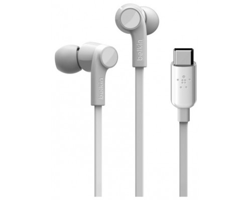 Headset Intrauditivo Usb-c Belkin G3h0002btwht