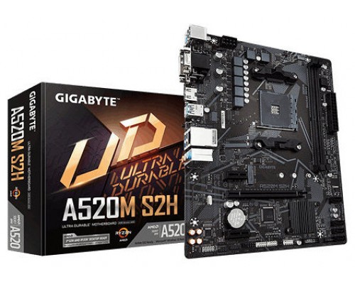 PLACA GIGABYTE A520M S2H AMD AM4 2DDR4 HDMI PCIE3.0 (Espera 4 dias)
