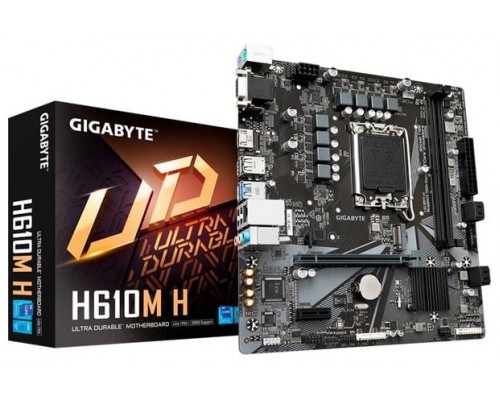 PLACA GIGABYTE H610M H INTEL1700 DDR5 HDMI PCIE3.0 (Espera 4 dias)