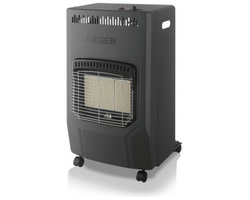 ESTUFA DE GAS ULTRA WARM 4200W NEGRO HAEGER (Espera 4 dias)