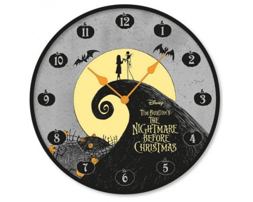 RELOJ DE PARED DISNEY PESADILLA ANTES DE NAVIDAD SILUETA PYRAMID INTERNATIONAL GP85873 (Espera 4 dias)