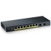 Zyxel GS1900-10HP Gestionado L2 Gigabit Ethernet (10/100/1000) Energía sobre Ethernet (PoE) Negro (Espera 4 dias)