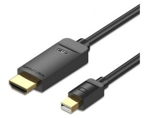 CONVERSOR MINI DISPLAYPORT/M A HDMI/M 1.5 M NEGRO VENTION (Espera 4 dias)