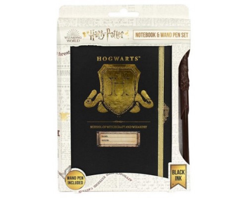 SET DE CUADERNO Y BOLÍGRAFO HARRY POTTER HOGWARTS BLUE SKY REDSTRING HP148482 (Espera 4 dias)