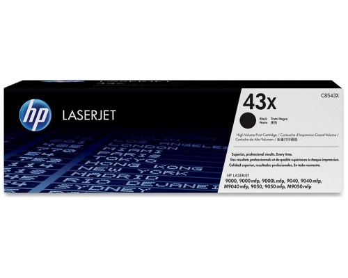 TONER HP C8543X Nº43X NEGRO 30.000PAG ALTA (Espera 4 dias)