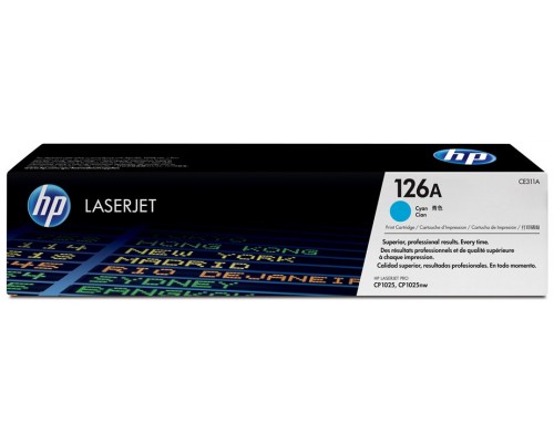 TONER HP CE311A Nº126A CIAN 1.000PAG (Espera 4 dias)