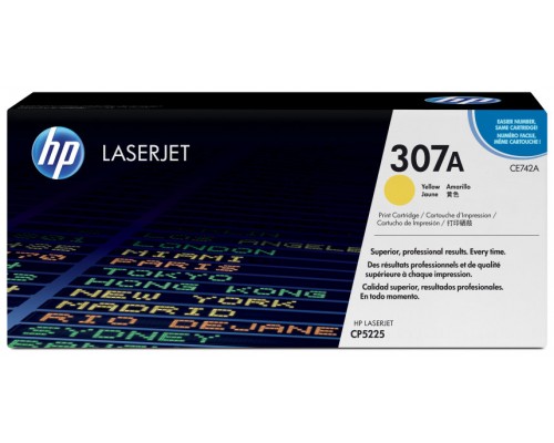 TONER HP CE742A Nº307A AMARILLO 7.300PAG (Espera 4 dias)