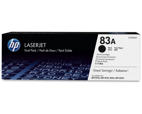 TONER HP CF283A Nº83A NEGRO 1.500PAG (Espera 4 dias)