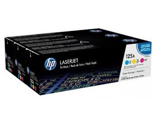 TONER HP CF373AM Nº125A PACK TRICOLOR C/M/Y (Espera 4 dias)