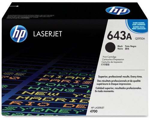 TONER HP Q5950A Nº643A NEGRO 11.000PAG (Espera 4 dias)