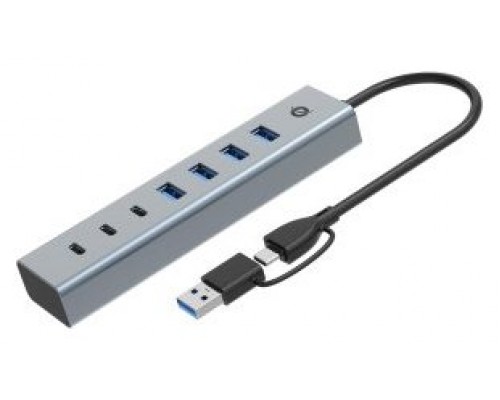 HUB USB 3.0 CONCEPTRONIC HUBBIES20G 7 PUERTOS USB-C A