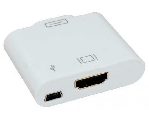 Conector HDMI+MiniUSB - IPAD/IPHONE/IPOD (Espera 2 dias)