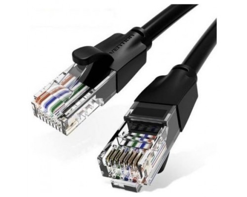 CABLE DE RED LATIGUILLO RJ45 UTP CAT6 AWG26 8 M NEGRO VENTION (Espera 4 dias)