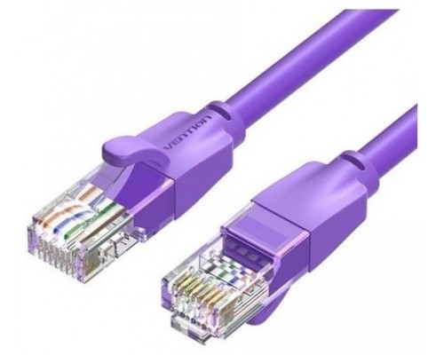 CABLE DE RED LATIGUILLO RJ45 UTP CAT6 AWG26 2 M MORADO VENTION (Espera 4 dias)