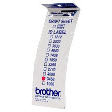 BROTHER Etiquetas identificadoras 34X58 -1 bolsa de 12 hojas