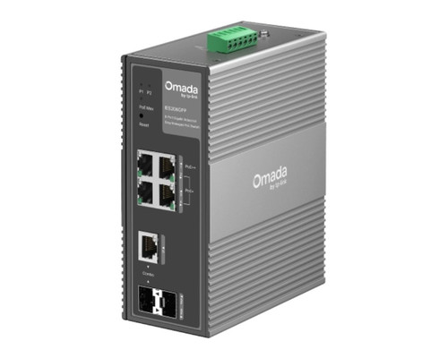 SWITCH GESTIONABLE L2 TP-LINK IES206GPP INDUSTRIAL 6P
