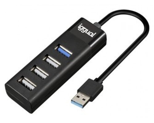 iggual Hub USB x 3 puertos USB 2.0 + 1 USB 3.0
