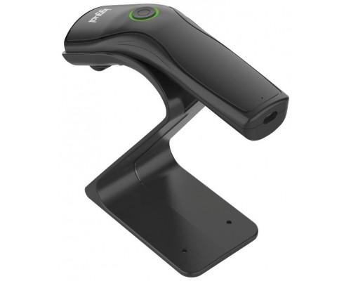 iggual Lector código barras 1D USB botón soporte