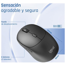 iggual Ratón inalámbrico NANO-OFFICE-6D 1600DPI iggual Ratón inalámbrico NANO-OFFICE-6D 1600DPI