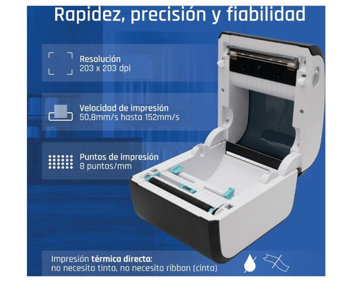 iggual Impresora etiquetas env&iacute;os 4X6 USB+Bluetoot