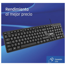 iggual Teclado USB estándar CK-STANDARD-105T negro iggual Teclado USB estándar CK-STANDARD-105T negro
