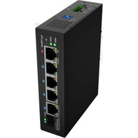 SWITCH LANBERG INDUSTRIAL POE 1XBT 3XAT SFP/ETH DIN FAST ETHERNET SIN GESTION