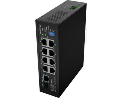 SWITCH LANBERG INDUSTRIAL POE 4XBT 4XAT SFP/ETH DIN FAST ETHERNET SIN GESTION