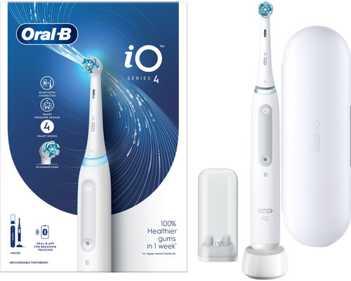 CEPILLO DENTAL BRAUN ORAL-B IO-4 MAGNETIC BLANCO