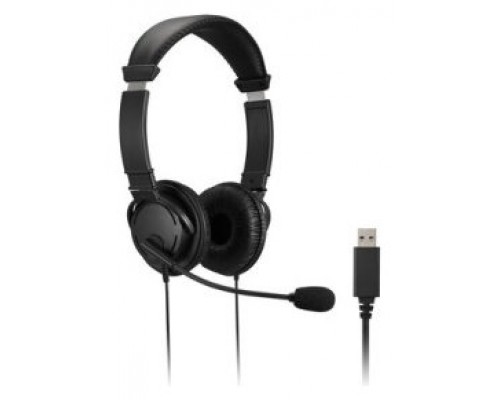 AURICULARES HI-FI USB CON MICROFONO Y CONTROL VOLUMEN  KENSINGTON K33065WW (Espera 4 dias)