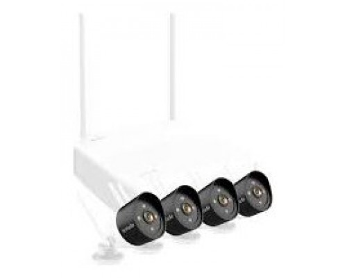 Tenda K4W-3TC - Kit de videovigilancia - 4 canales - 4