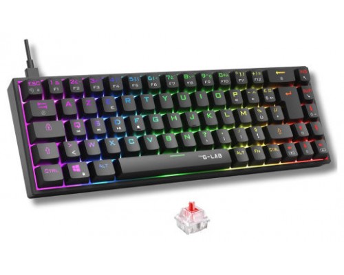 GAMING KEYBOARD MECHANICAL RED SWICH WIRED KEYZ-TITAN-B/SP (Espera 4 dias)