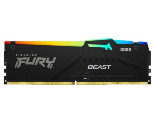 DDR5 KINGSTON 2X8GB 5200 FURY BEAST RGB