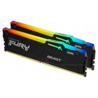 MEMORIA KINGSTON FURY BEAST RGB DDR5 32GB KIT2 5200MHZ  CL40 (Espera 4 dias)