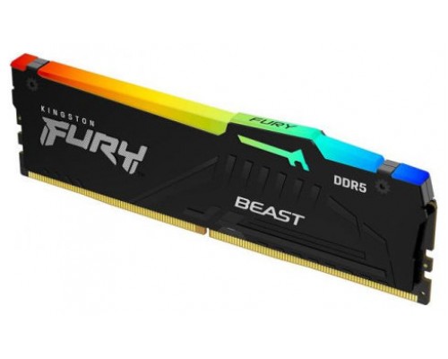 Kingston Technology FURY Beast RGB módulo de memoria 8 GB 1 x 8 GB DDR5 6000 MHz (Espera 4 dias)