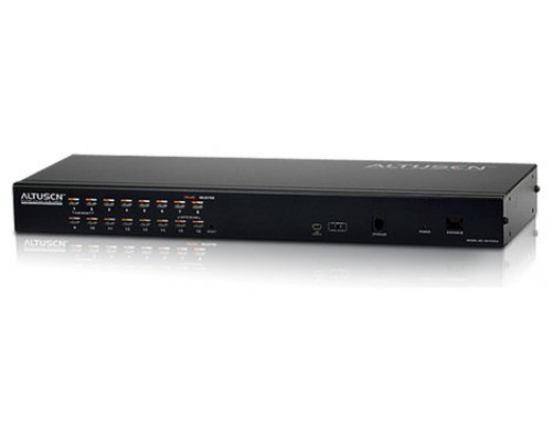 Aten KH1516Ai interruptor KVM Montaje en rack Negro (Espera 4 dias)