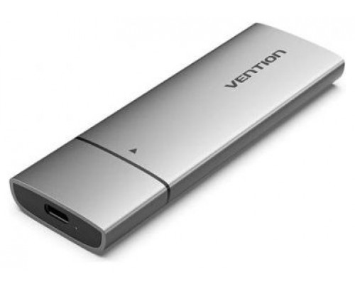CAJA EXTERNA SSD M.2 SATA USB 3.1 SIN TORNILLOS GRIS VENTION (Espera 4 dias)