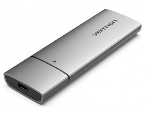 CAJA EXTERNA SSD M.2 NVMe USB 3.1 GEN2 SIN TORNILLOS GRIS VENTION (Espera 4 dias)