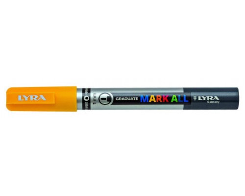 MARCADOR PERMANENTE MARK ALL ORO 1 MM LYRA GROOVE L6810250 (Espera 4 dias)