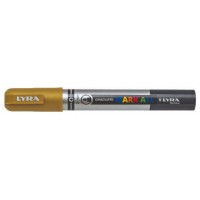 MARCADOR PERMANENTE MARK ALL ORO 2 MM LYRA GROOVE L6820250 (Espera 4 dias)