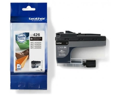 BROTHER tinta negra para MFCJ4340DW/MFCJ4540DW/MFCJ4540DWXL LC426BK