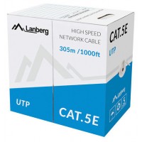 BOBINA CABLE RED LANBERG UTP RJ45 100 MB/S SOLIDO CCA AWG24 305M  NARANJA BOBINA CABLE RED LANBERG UTP RJ45 100 MB/S SOLIDO CCA AWG24 305M  NARANJA