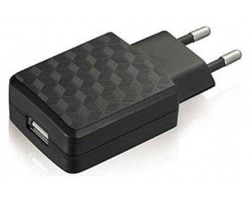 CARGADOR DE PARED LEOTEC USB 5V 2A USB-2,5MM USB-MICRO USB NEGRO