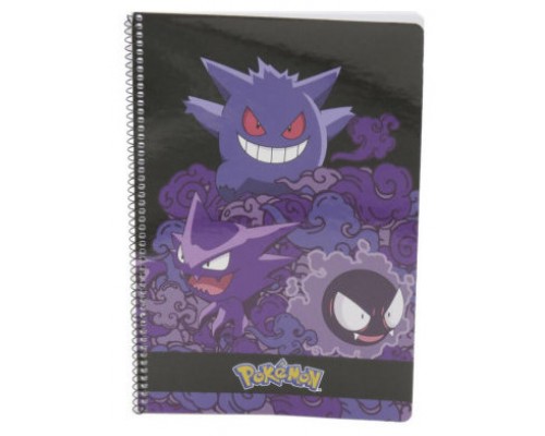 CUADERNO FOLIO 80 HOJAS POKÉMON GENGAR CYP BRANDS LF-07-PK (Espera 4 dias)