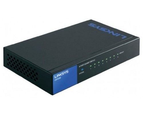 SWITCH GIGABIT LINKSYS LGS108-EU NO GESTIONABLE  DE 8