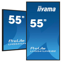 MONITOR IIYAMA 55" 3840X2160, 4K UHD IPS PANEL, 1% HAZE, LANDSCAPE AND PORTRAIT MODE, SPEAKERS 2X 10W , VGA, 3X HDMI, 500CD/M², MEDIA PLAY USB PORT, CONTROL LAN / RS232C, VESA 400X400 (LH5541UHS-B2) (Espera 4 dias) MONITOR IIYAMA 55" 3840X2160, 4K UHD IPS PANEL, 1% HAZE, LANDSCAPE AND PORTRAIT MODE, SPEAKERS 2X 10W , VGA, 3X HDMI, 500CD/M², MEDIA PLAY USB PORT, CONTROL LAN / RS232C, VESA 400X400 (LH5541UHS-B2) (Espera 4 dias)