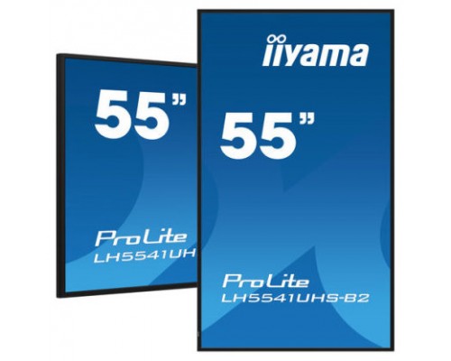 iiyama LH5541UHS-B2 pantalla de señalización 139,7 cm (55") LCD 500 cd / m² 4K Ultra HD Procesador incorporado Android 8.0 18/7 (Espera 4 dias)